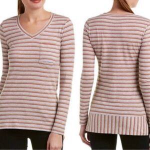 Cabi 3055 Striped Skipper Long Sleeve Tee, size medium, EUC
